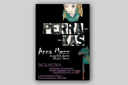 "Perrakas", exposición de dibujos de Anna Mezz