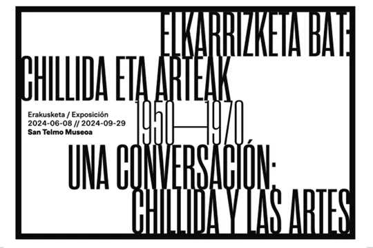 Bertso saioa: Maialen Lujanbio, Unai Iturriaga (lectura sobre las obras y lenguajes artísticos de  la exposición "Una conversación: Chillida y las artes. 1950-1970")