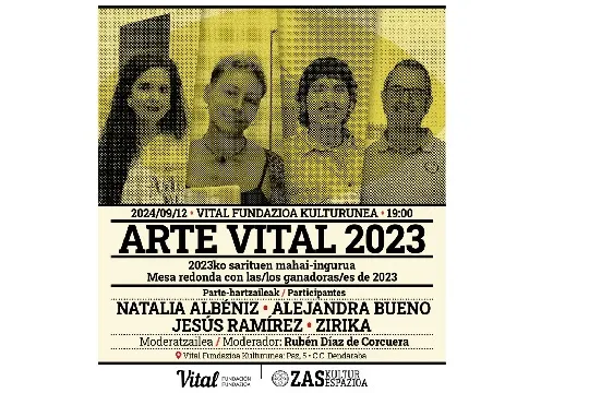 Arte Vital 2024: "2023ko sarituen mahai-ingurua"