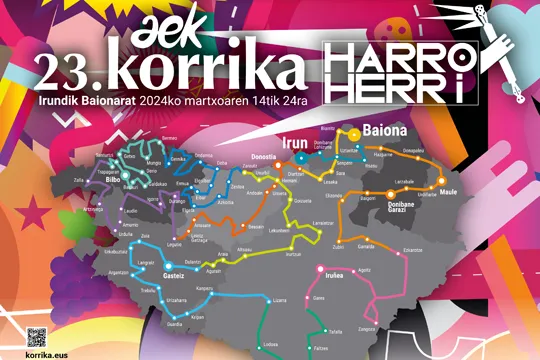 Sigue en directo Korrika 2024: Recorrido y programa Korrika Kulturala