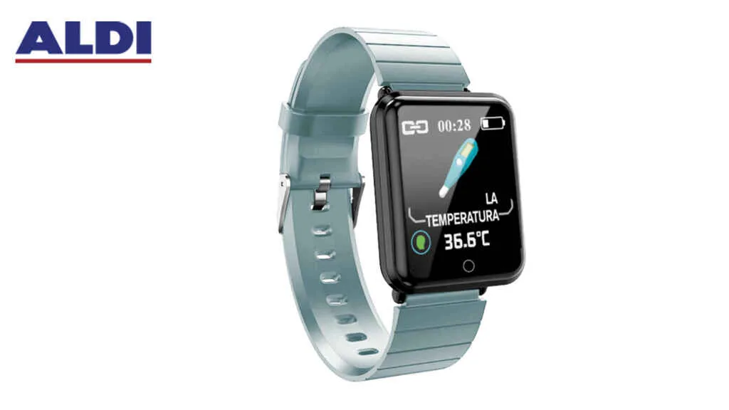 Aldi vende un reloj inteligente de 20 euros que te toma la temperatura