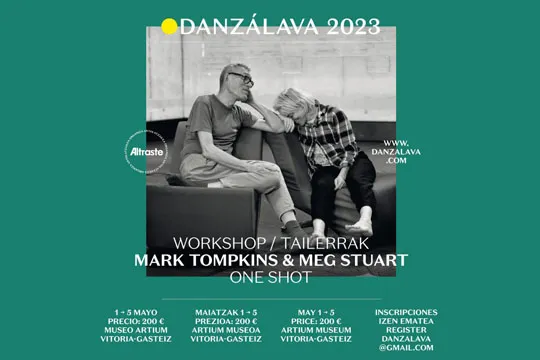 danzalava 2023: Workshop MEG STUART & MARK TOMPKINS