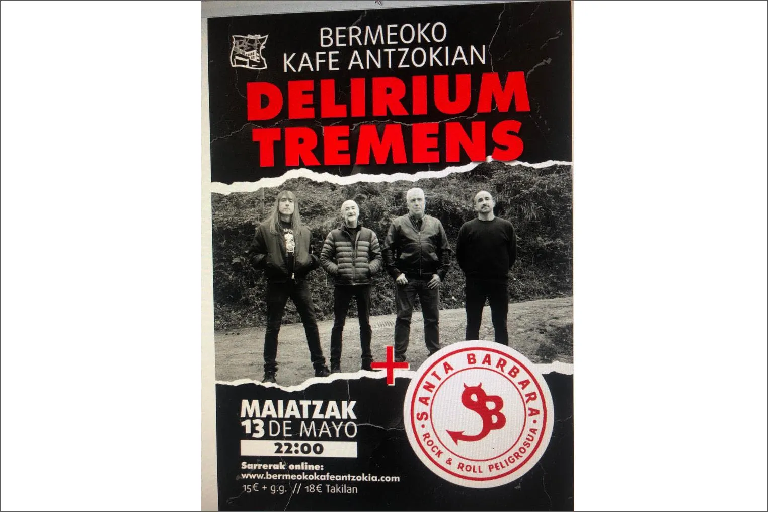 DELIRIUM TREMENS + SANTA BARBARA