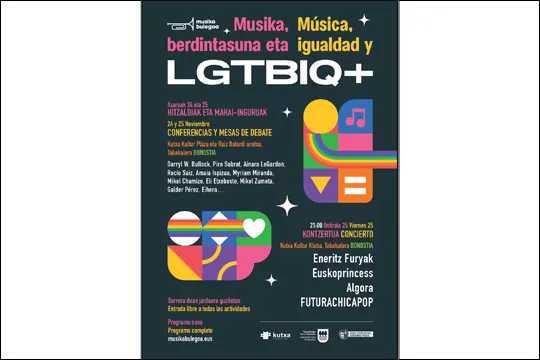 Musika, berdintasuna eta LGTBIQ+ topaketak 2022
