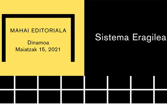 Jornada Mesa Editorial 2021 (Azpeitia)