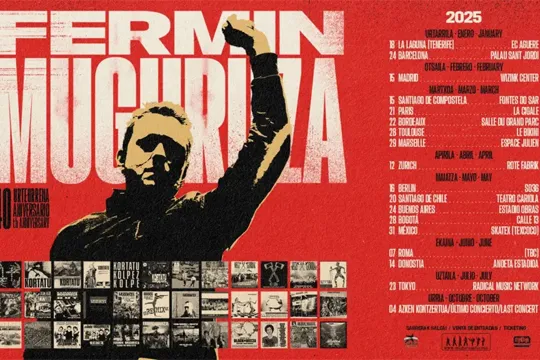 Concierto Fermin Muguruza (14 de junio - Donostia)