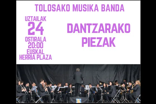 Banda de Música Municipal de Tolosa: "Dantzarako piezak"