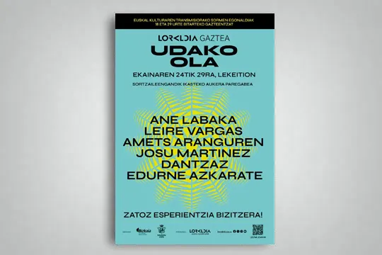 Loraldia Gaztea - Udako Ola 2024: Euskal kulturaren transmisiorako sormen egonaldiak