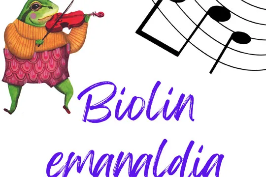 "Alumnado de violín de Lourdes Iriondo Udal Musika Eskola"