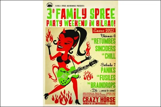 Family Spree Party Weekend In Bilbao 2023