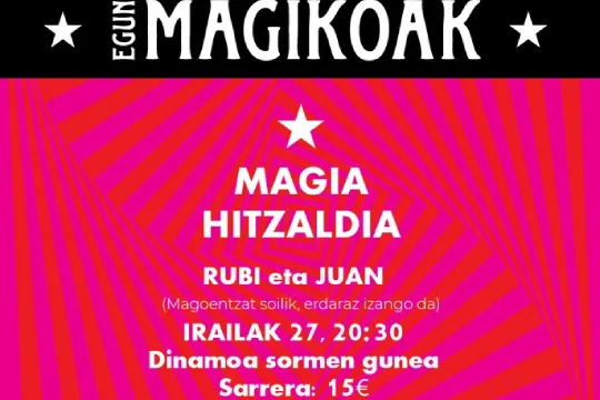 Txisterarik 2024: Magia hitzaldia