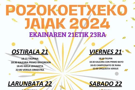 Pozokoetxeko Jaiak 2024 (Basauri)