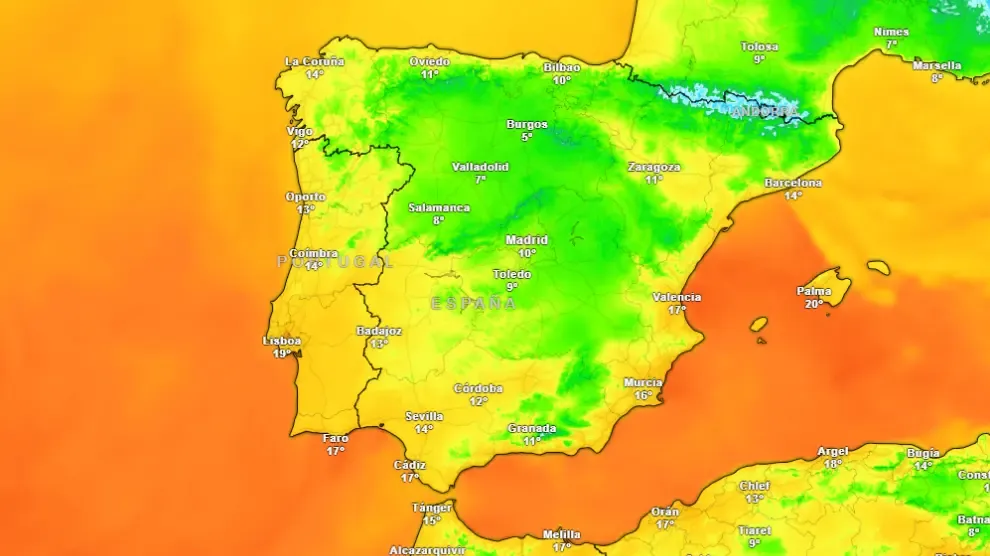 ¿Qué tiempo hará el puente de diciembre? Las zonas donde se esperan lluvias
