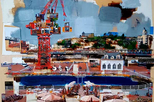 "LA GRAN RÍA", exposición del pintor bilbaíno Pablo Ugartetxea