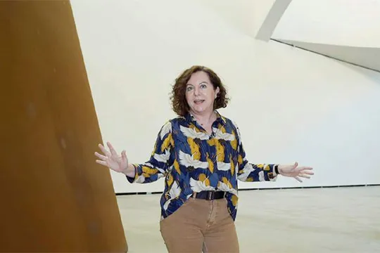 #GuggenheimBilbaoLive: Richard Serra, "La materia del tiempo", con Marta Arzak