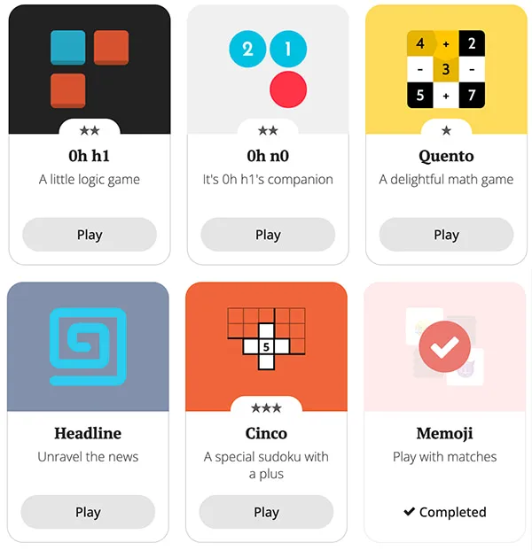 Juegos lógicos para entretenerse un rato y desafiar la paciencia