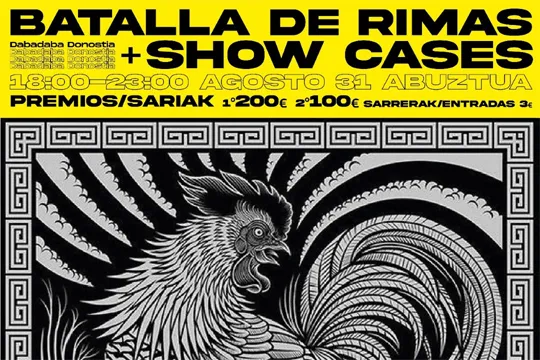 Batalla de Rimas + Showcases