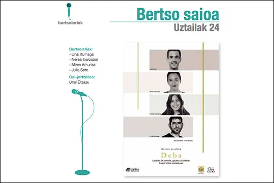Bertso-saioa: Unai Iturriaga - Nerea Ibarzabal - Miren Amuriza - Julio Soto