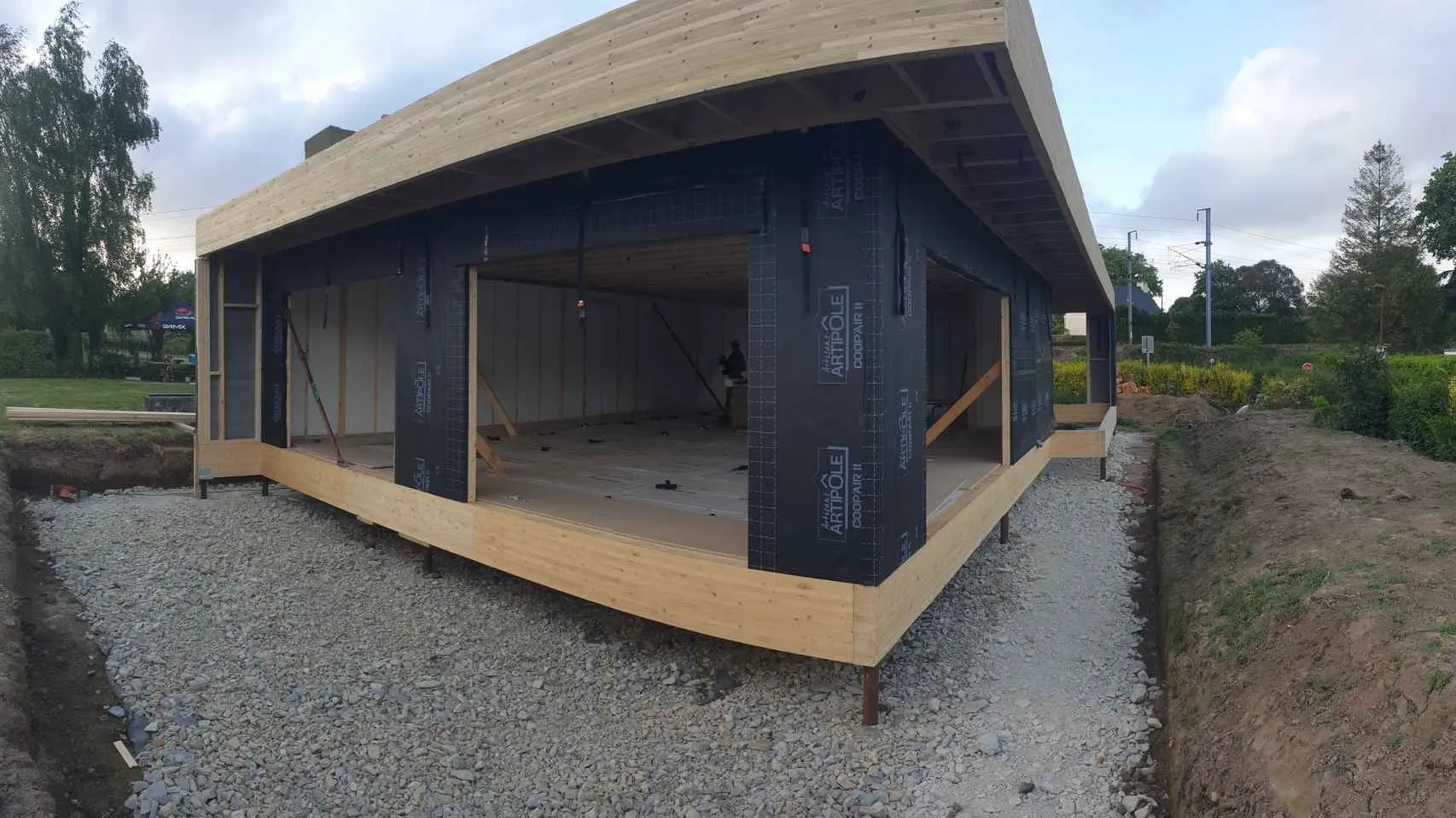 Las ingeniosas casas de cartón que cambiarán la construcción: baratas y se montan en tres días