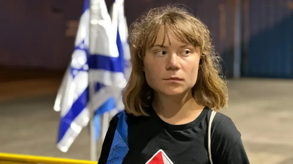 Thunberg y los activistas de la Flotilla de la Libertad ya están en el aeropuerto de Tel Aviv para ser deportados
