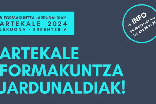 Artekale Formakuntza Jardunaldiak 2024