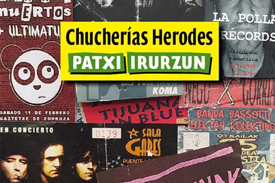 PRESENTACIÓN DE "CHUCHERÍAS HERODES", LA NUEVA NOVELA DE PATXI IRURZUN