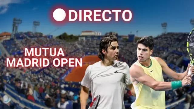 
         DIRECTO | Carlos Alcaraz regresa al Mutua Madrid Open: debuta ante Alexander Shevchenko 
    