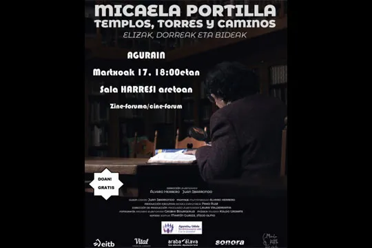 "Micaela Portilla. Templos, torres y caminos"