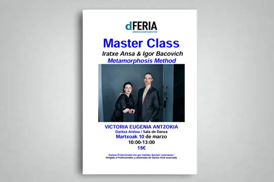 dFeria 2024: "Metamorphosis Method", clase magistral impartida por Iratxe Ansa e Igor Bacovich