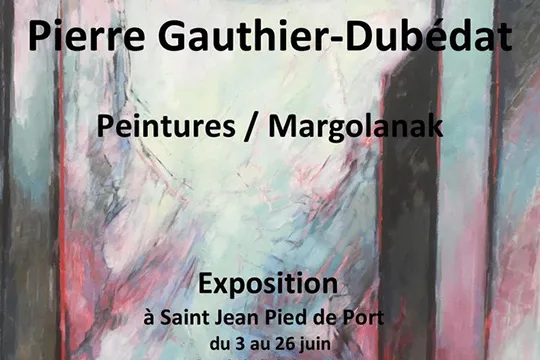 Pierre Gauthier-Dubédat-en pintura-erakusketa