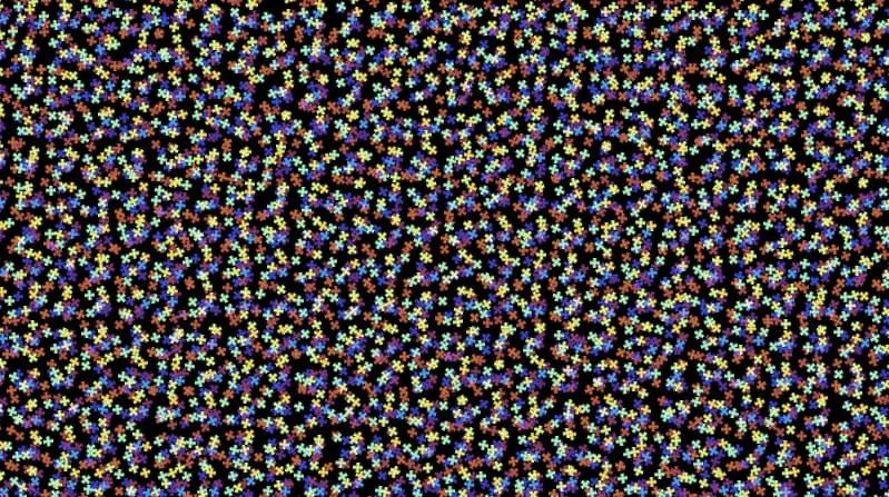 Un efecto óptico que permite apreciar el tamaño de la fóvea en el globo ocular