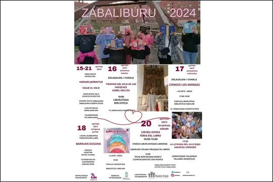 Zabaliburu 2024 - Festival de la lectura, en el barrio de Zabalgana