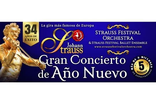 GRAN CONCIERTO DE AÑO NUEVO 2024: STRAUSS FESTIVAL ORCHESTRA + STRAUSS FESTIVAL BALLET ENSEMBLE