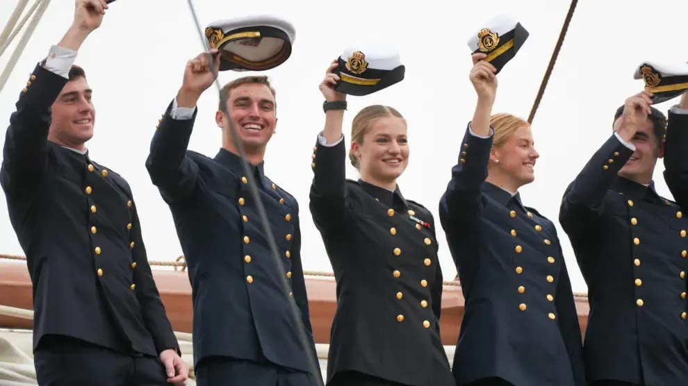 El rótulo de 'Informativos Telecinco' sobre la despedida a la princesa Leonor: "Esta persona trabajó en 'Chachitos"