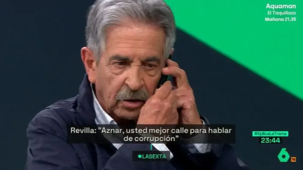 El susto en directo de Miguel Ángel Revilla por una llamada de su abogado: "¿No me estás viendo? Menos mal"