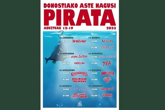 Aste Nagusi Pirata de Donostia 2023: Esne Beltza + Nogen