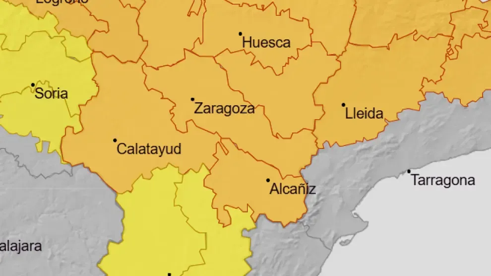 Alerta de la Confederación Hidrográfica del Ebro: la DANA de este fin de semana podrá causar crecidas en cauces y barrancos