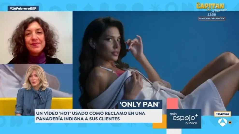 Denuncian la emisión de un vídeo "pornográfico" para promocionar una panadería