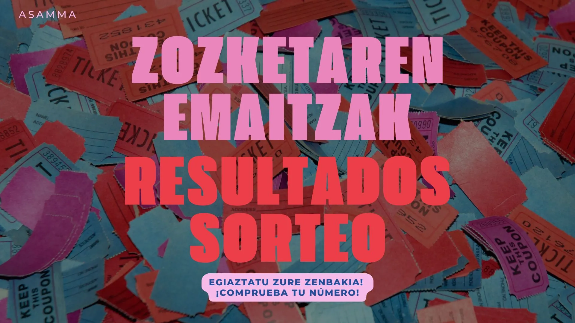 Donaciones solidarias: ¡RESULTADO SORTEOS!