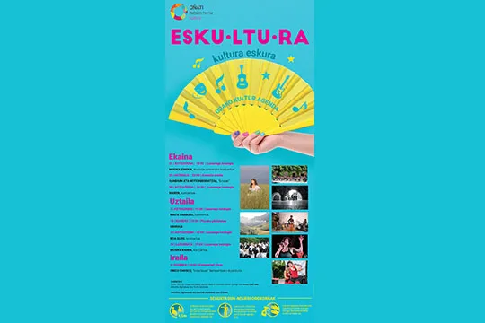 "ESKU-LTU-RA" - Programación cultural de verano 2021 en Oñati