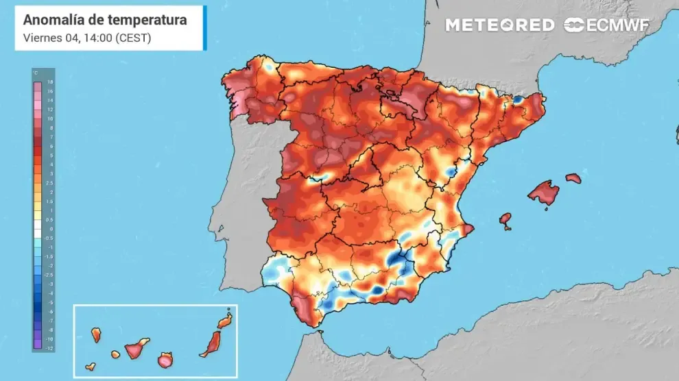 La ola de calor mengua hoy pero el mercurio marcará todavía 40 grados en amplias zonas de España