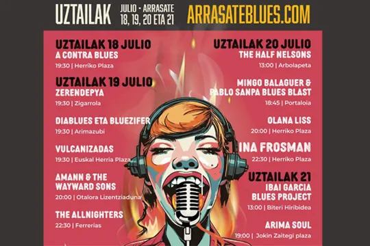 Programa Arrasate Blues 2024