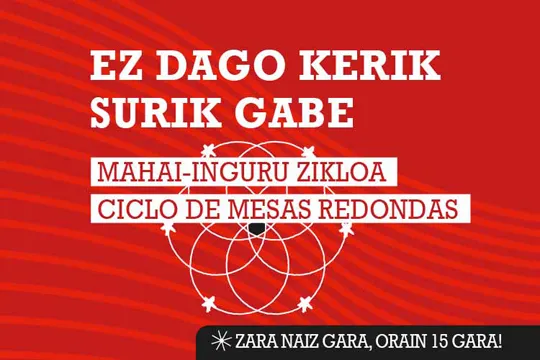 Ciclo de mesas redondas "Ez dago kerik surik gabe": "Derechos de autor, IA, Spotify... ¿Hacia dónde vamos?"