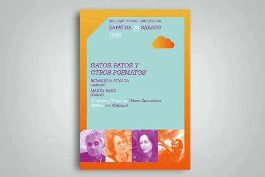 Marta Sanz, Bernardo Atxaga y Jou Gonzalez: "Gatos, patos y otros poematos"