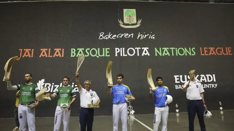Euskadi gana a España en Gernika y jugará la final masculina de pelota vasca ante Francia
