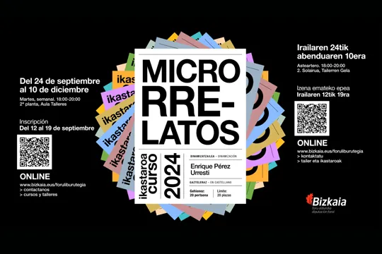 "Microrrelatos", curso impartido por Enrique Pérez Urresti