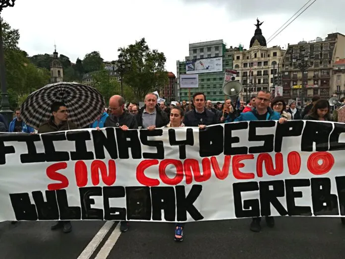 UGT lamenta la oportunidad perdida para retomar el Convenio de Oficinas y Despachos de Bizkaia