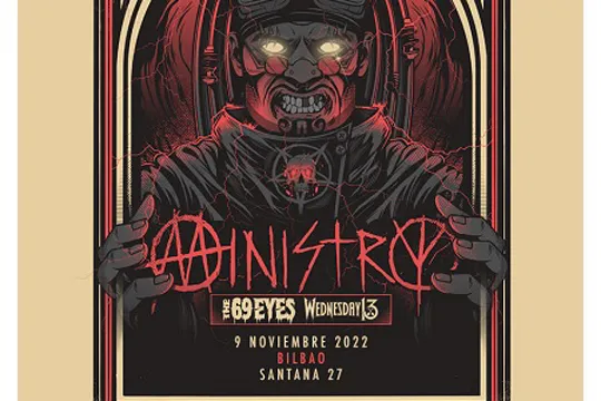 MINISTRY + The 69 Eyes + Wednesday 13
