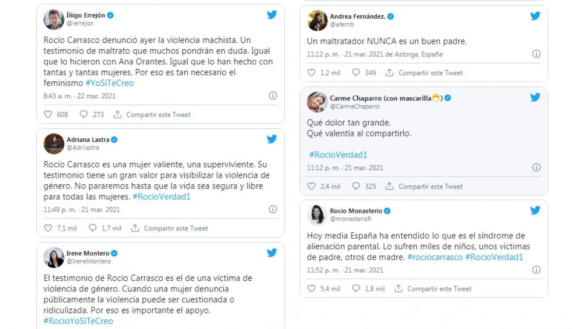 De Podemos a VOX y en todos los ámbitos, Rocío Carrasco provoca reacciones: "Qué dolor tan grande"