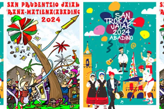 EXPOSICIÓN: Cartel ganador para las fiestas de San Prudentzio y San Trokaz (Abadiño)